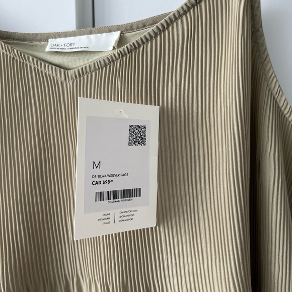 OAK + FORT | Pleated dress - Picture 3 of 5